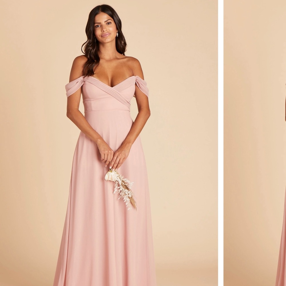 Spence Convertible Dress - Chiffon Dusty Rose